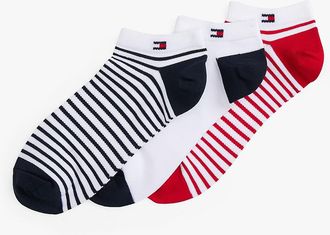 Tommy Hilfiger Womens Sport Ankle Sock 3-Pack - White