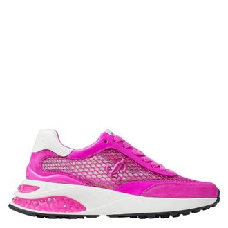Jimmy Choo London Memphis Lace Up Mesh Trainers, Brand Size 37.5 ( US Size 7.5 )