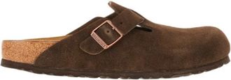 Birkenstock Boston Narrow Fit - Heren - Slip ons - Bruin - 44 EU - Leer - Schoenen