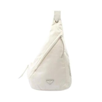 Prada Pre-owned Cross Body Bags, unisex, White, Size: ONE SIZE Pre-owned Vintage Nylon Fanny Pack