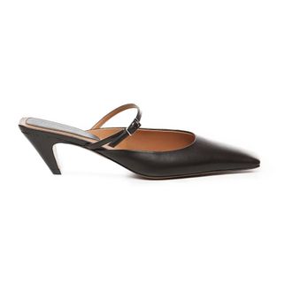 Stella McCartney Zwarte Sandalen met Verstelbare Gespsluiting - Dames - Muiltjes - Zwart - 38 1/2 EU - Schoenen