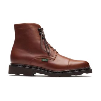 Paraboot Clamart Leather Shoes - female - Paraboot - Lace-up Boots - Brown - 7 UK - Shoes
