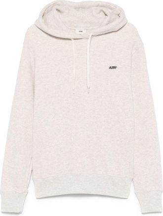 Autry Grey Cotton Hoodie