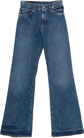Dondup Amber Pant - Dames - Flared Jeans - Blauw - W29 - Katoen - Jeans