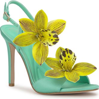 Jessica Simpson Jylia Slingback Sandal in Summer Seafoam at Nordstrom, Size 7.5