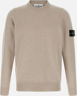 Stone Island Mens S00A3 COMPASS BADGE SWEATER - Tan - Size: 42