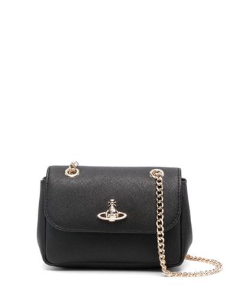 Vivienne Westwood small Purse Chain shoulder bag - women - Polyurethane - OS - Black