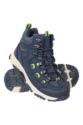 Mountain Warehouse Adventurer Kids Waterproof Boots - IsoDry Footwear with Synthetic Upper, Heel & toe bumpers - For Spring Summer, Hiking, Trekking, Outdoors & Walking 