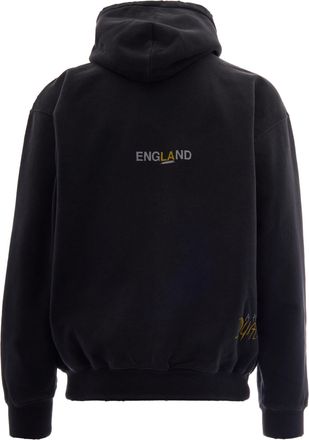 Represent Mens Sweatshirt Enemy Washed Black Cotton Sweatshirts Sweater