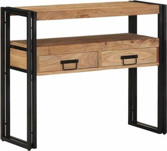 vidaXL Estructura De Cama Con Caj&oacute;n Roble Sonoma 90 X 200 Cm