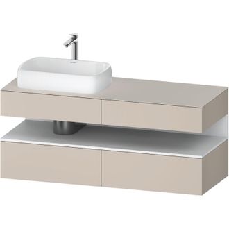 Duravit Qatego Consola Mueble Bajo Lavabo, 2 Extensiones, 2 - Duravit