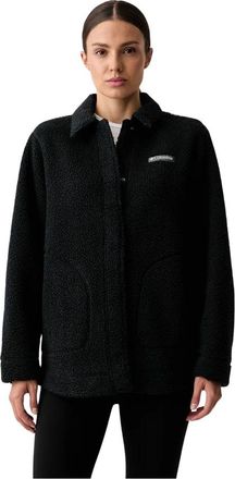 Columbia Panorama Sherpa Fleece Shirt Jacket - Dames - Fleece jassen - Zwart - S - Polyester - Fitness