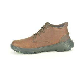Skechers D.Bruin EnkelBott. N. Slip-In - Heren - Sport - Bruin - Maat: 43 EU