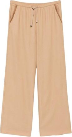 Herno Pantalones Anchos - Trousers - Mujer - Beige - XS