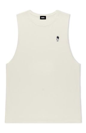 Dalix Astronaut Lightweight Jersey Tank in Ecru at Nordstrom, Size Xx-Large