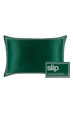 Slip The Green Pure Silk Pillowcase at Nordstrom, Size Queen