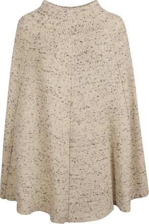 Jil Sander Beige Ribbed-knit Wool Skirt
