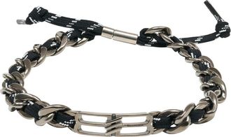 Balenciaga Womens Bb Icon Belt Black Metal