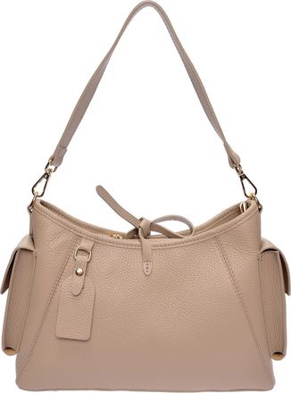 Anna Luchini Beige Rundleer Tas