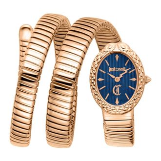 Just Cavalli Accessoires, Dames, Roze, ONE Size, Signature Snake Horloge