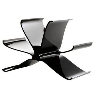 Kartell Magazine holder - Black - PMMA - Designer Front