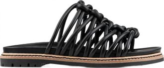 Donald J Pliner Womens Loni Strappy Slide Sandals In Black