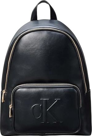 Calvin Klein Bold Rugzak met Logo - Dames - Rugzakken - Zwart - ONE Size - Tassen