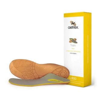 Aetrex Womens Train Orthotics Insole In Yellow