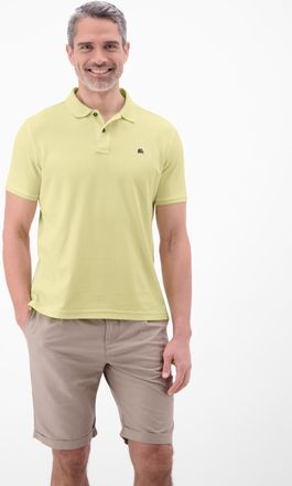 Lerros Poloshirt LERROS COOL & DRY, Herren, Gr. XXL, lemon water, Single Jersey, Obermaterial: 60% Baumwolle, 40% Polyester, unifarben, normal h&uuml;ftbedeckend,