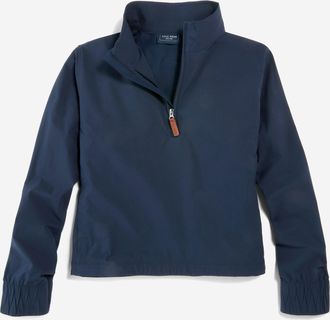 Cole Haan Womens Transit Windbreaker - Blue Size Medium