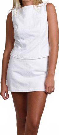 Amanda Uprichard Jace Skort In White