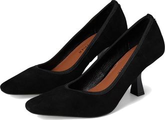 Donald J Pliner Bernice BERNICE02 Pump Womens Black Leather Spool Heel VER266