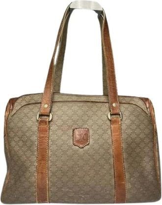 Celine Pre-owned Handbags, female, Beige, Size: ONE SIZE Pre-owned Vintage Handbag
