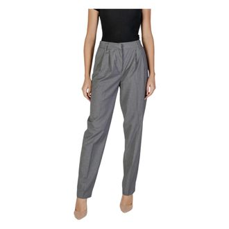 Vila High-Waist Pleated Trousers