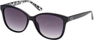 Guess Sunglasses, female, Black, 56 MM, Square Sunglasses