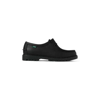Polo Ralph Lauren Jett Apron - Heren - Veterschoenen - Zwart - 46 EU - Leer - Schoenen