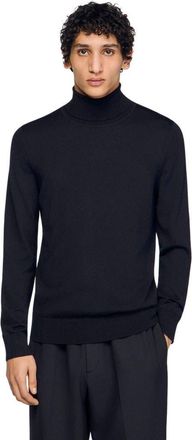 Sandro Turtleneck wool sweater in Black at Nordstrom, Size X-Small
