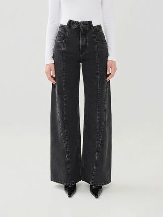 Maison Margiela Mid-Rise Wide Leg Denim Jeans with Four Stitches