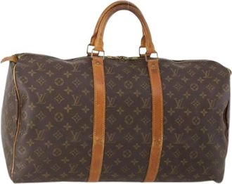 Louis Vuitton Pre-owned Weekend Bags, female, Brown, Size: ONE SIZE Pre-owned Boston Bag