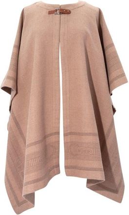 Lauren Ralph Lauren Equestrian Belting Ruana in Taupe at Nordstrom