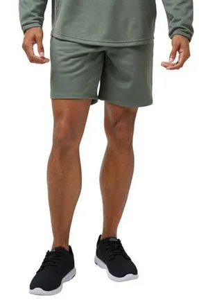 Travis Mathew Sideslip Fleece Shorts in Dark Olive at Nordstrom Rack, Size Xx-Large