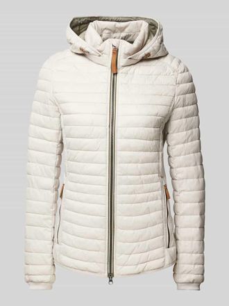 Camel Active Steppjacke mit Zweiwege-Rei&szlig;verschluss in Offwhite, Gr&ouml;&szlig;e 34