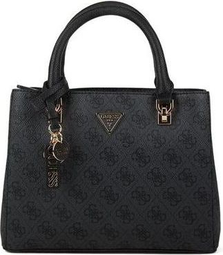 Guess Tassen, Dames, Zwart, ONE Size, Leer, Noelle II Small Multi Comp Satchel