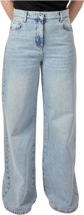 Patrizia Pepe Dames, Jeans, Blauw, Maat: W32 Denim