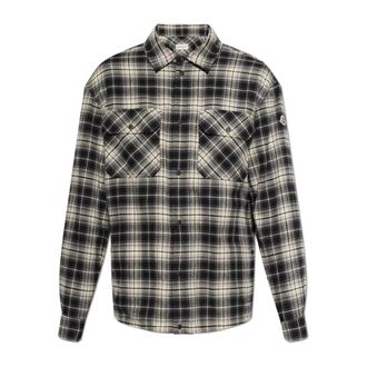 Moncler Pocket Shirt - Heren - Casual Overhemden - Zwart - L - Katoen - Overhemden