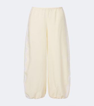 Poss&eacute; Tabitha embroidered balloon pants
