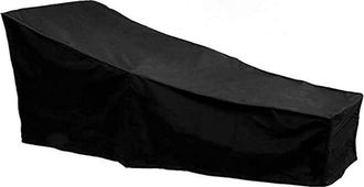 OEM [mai Usato]telo Di Copertura Per Lettino Prendisole Impermeabile E Resistente, Antivento, Anti-uv, In Tessuto 420d, Nero, 200704068cm