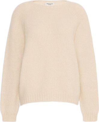 Weekend Relaxed-Fit Knit Sweater with Ribbed Details