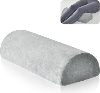 OEM Almohada Ortop&eacute;dica De Espuma Viscoel&aacute;stica Para Elevaci&oacute;n De Piernas En Forma De Media Luna, Almohada Debajo De La Rodilla, Almohada Para Dormir De L