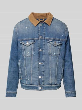 Tommy Jeans Jeansjacke im Used-Look Modell RYAN in Blau, Gr&ouml;&szlig;e XS